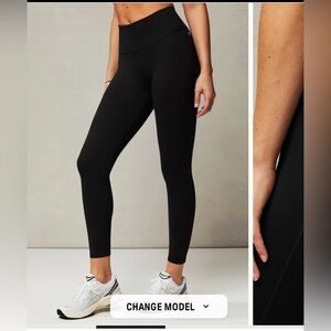 Black high rise leggings
